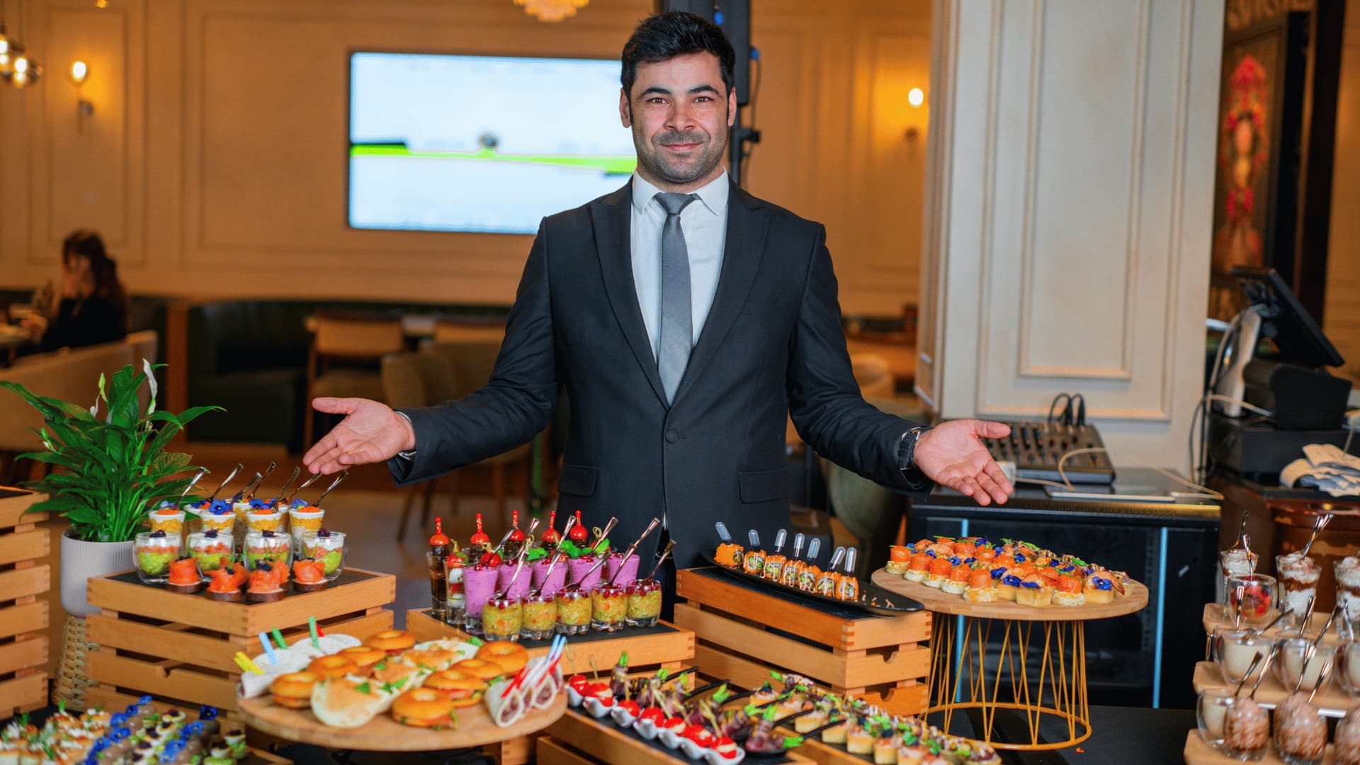 catering food dessert